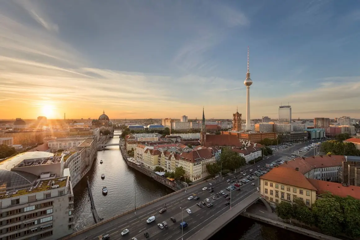 Berlin and Hamburg